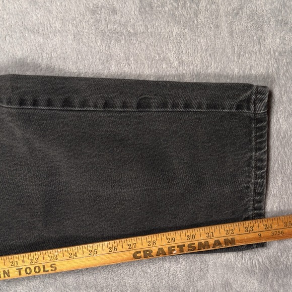 Levis 550 Jeans Men 38x34 Relaxed Fit Straight Leg Dark Wash Black Denim Skater - Picture 12 of 14